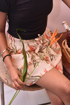 Wild Flowers Drawstring Short