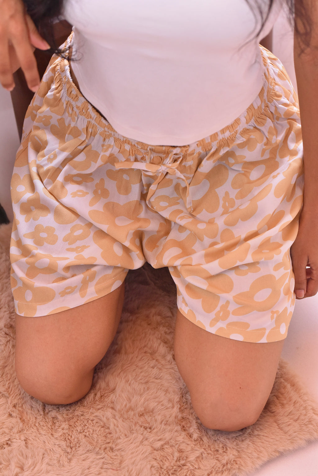 Honey Bloom Drawstring Short