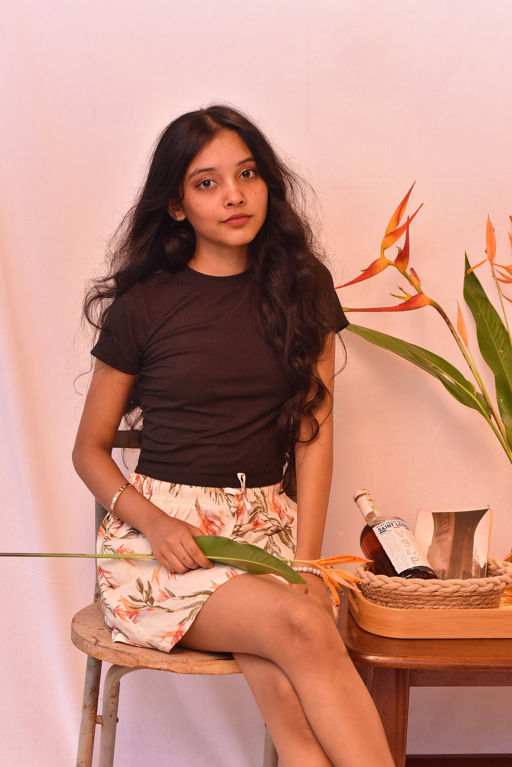 Wild Flowers Drawstring Short