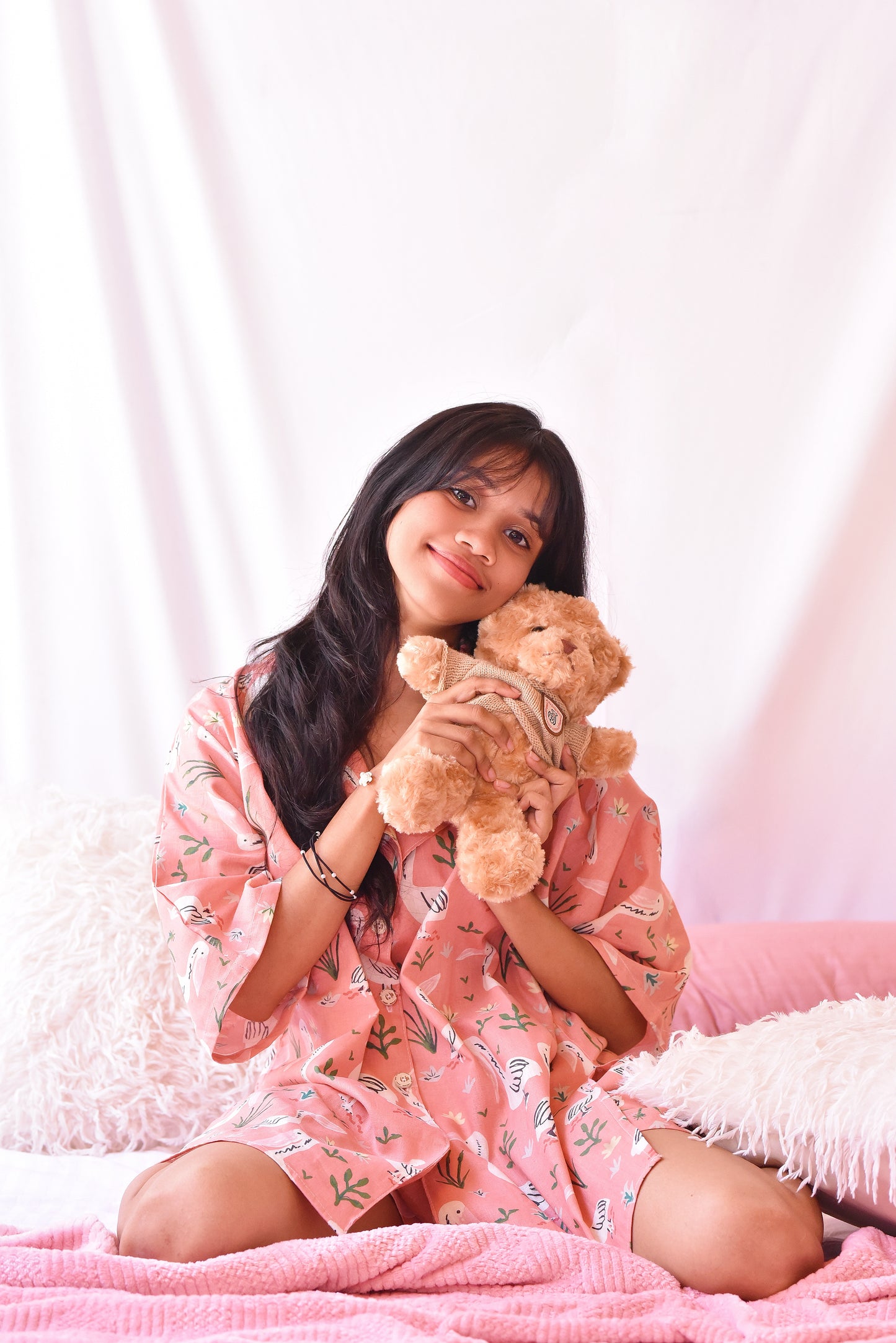 Peachy Birdie Loungewear Set